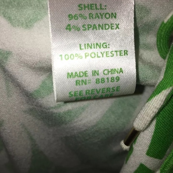 SOLD Lilly Pulitzer strapless dress w ruffle SzM - Picture 6 of 6